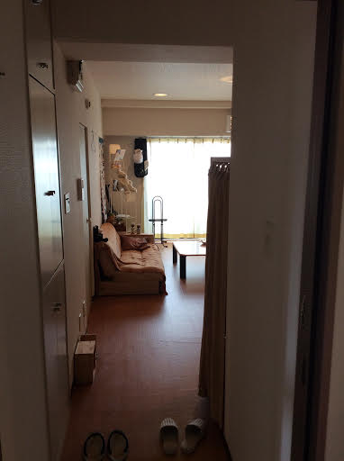 ボディケア前田の玄関を入ってすぐの風景